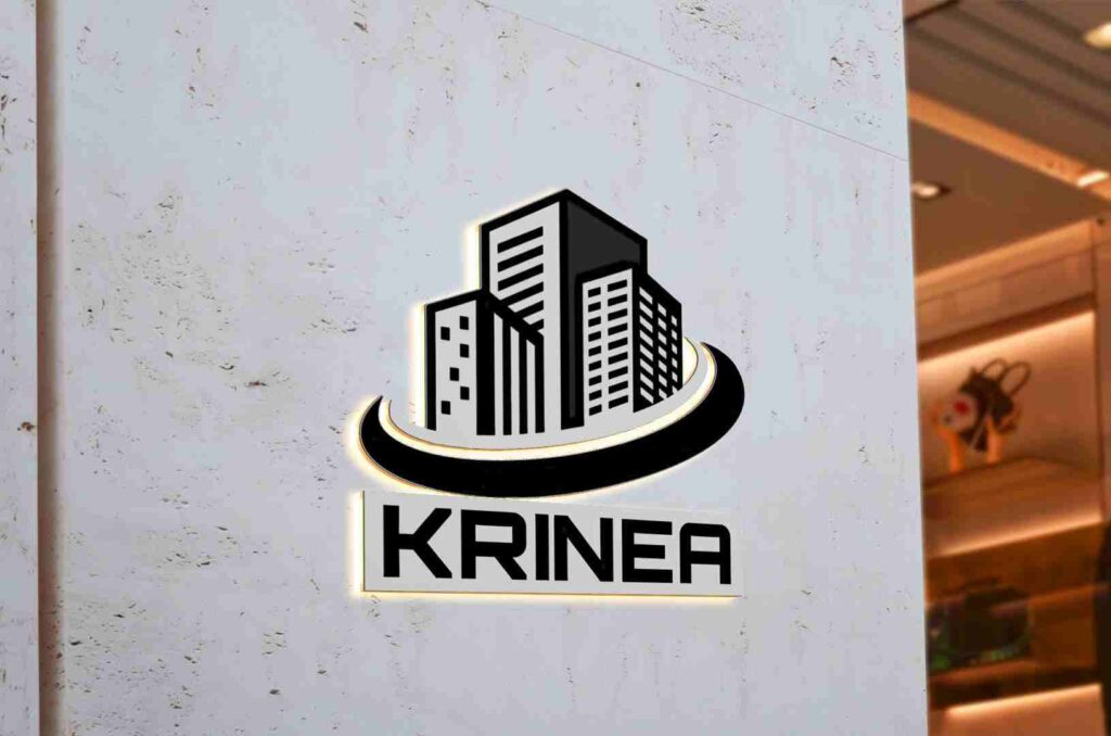 Krinea Logo na zidu