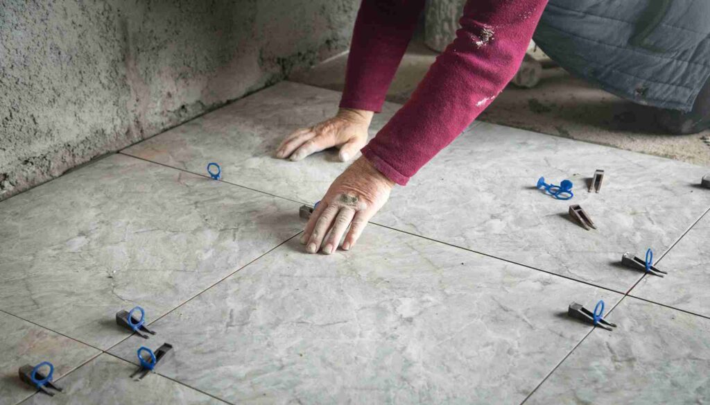 Postavljanje plocica na beton